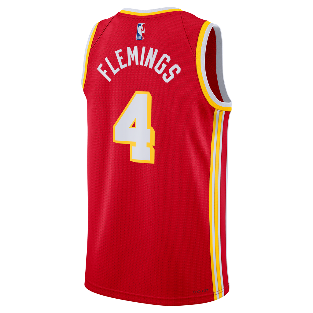 Atlanta Hawks Icon Swingman Jersey - Red - Kingston Flemings