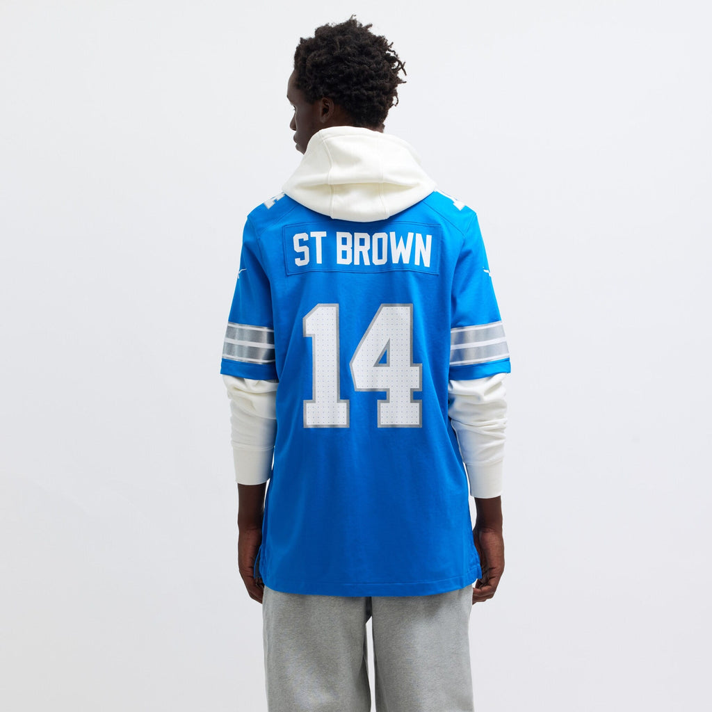 Detroit Lions Amon-Ra St. Brown Blue Game Jersey