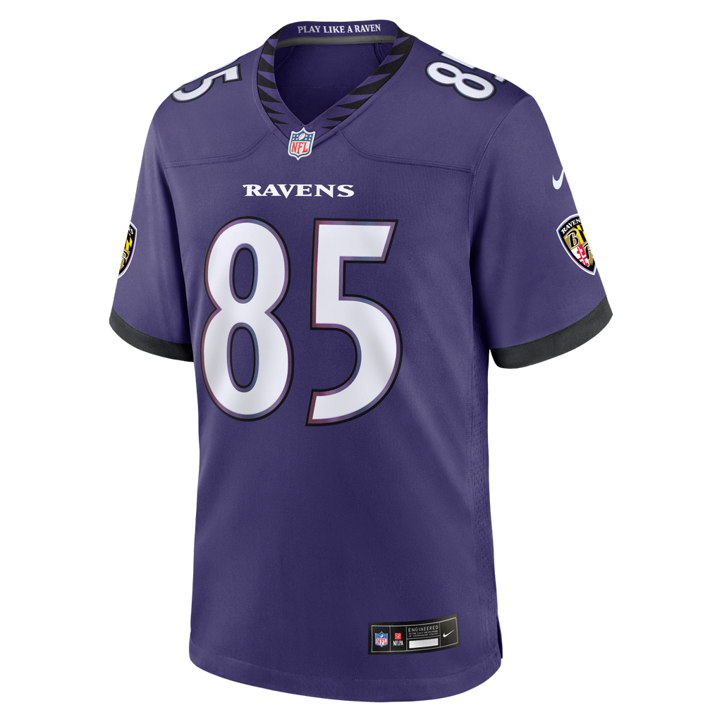 Baltimore Ravens Josh Cuevas Purple Team Game Jersey