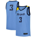 #3 Marquette Golden Eagles Replica Basketball Jersey - Blue