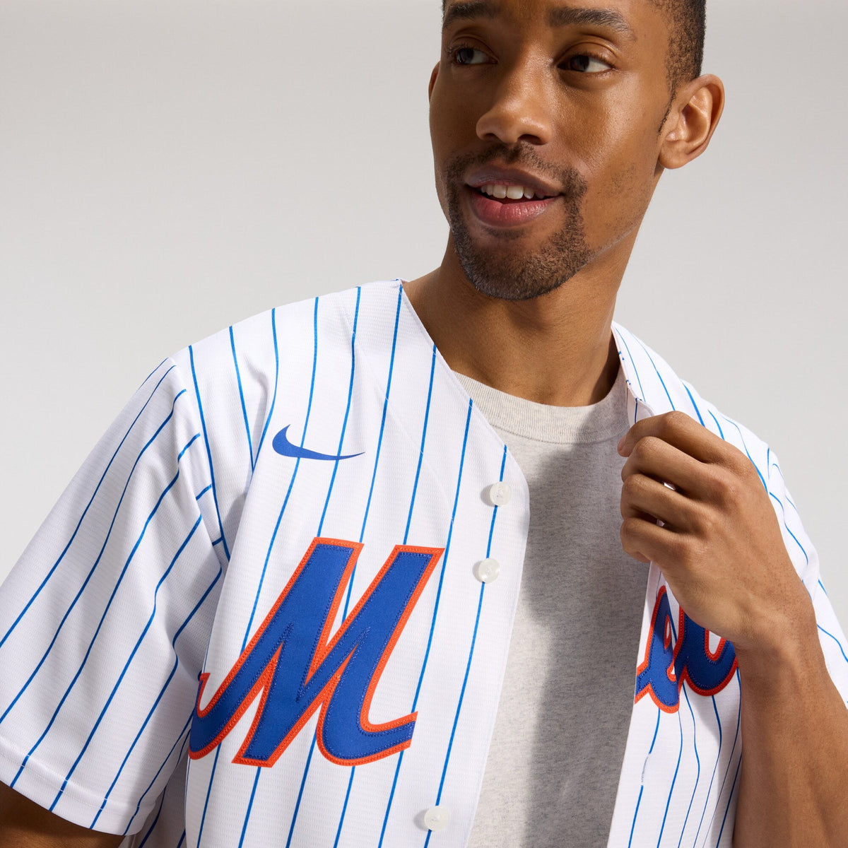 New York Mets White Home Replica Player Jersey