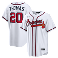 Atlanta Braves Lane Thomas White Home Replica Jersey