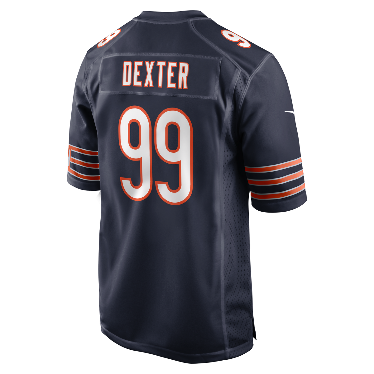 Chicago Bears Gervon Dexter Sr Navy Team Game Jersey