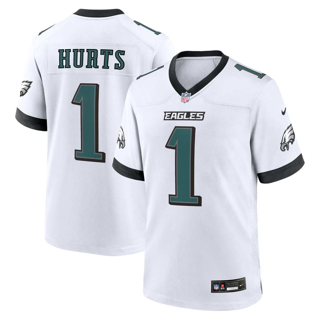 Philadelphia Eagles Jalen Hurts White Game Jersey