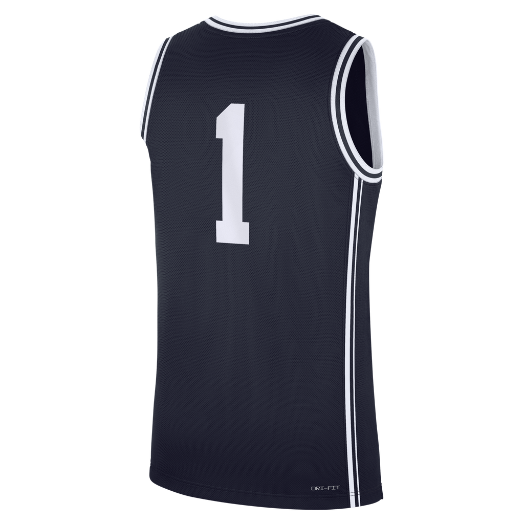 Duke Blue Devils #1 Alternate Replica Basketball Jersey - Navy