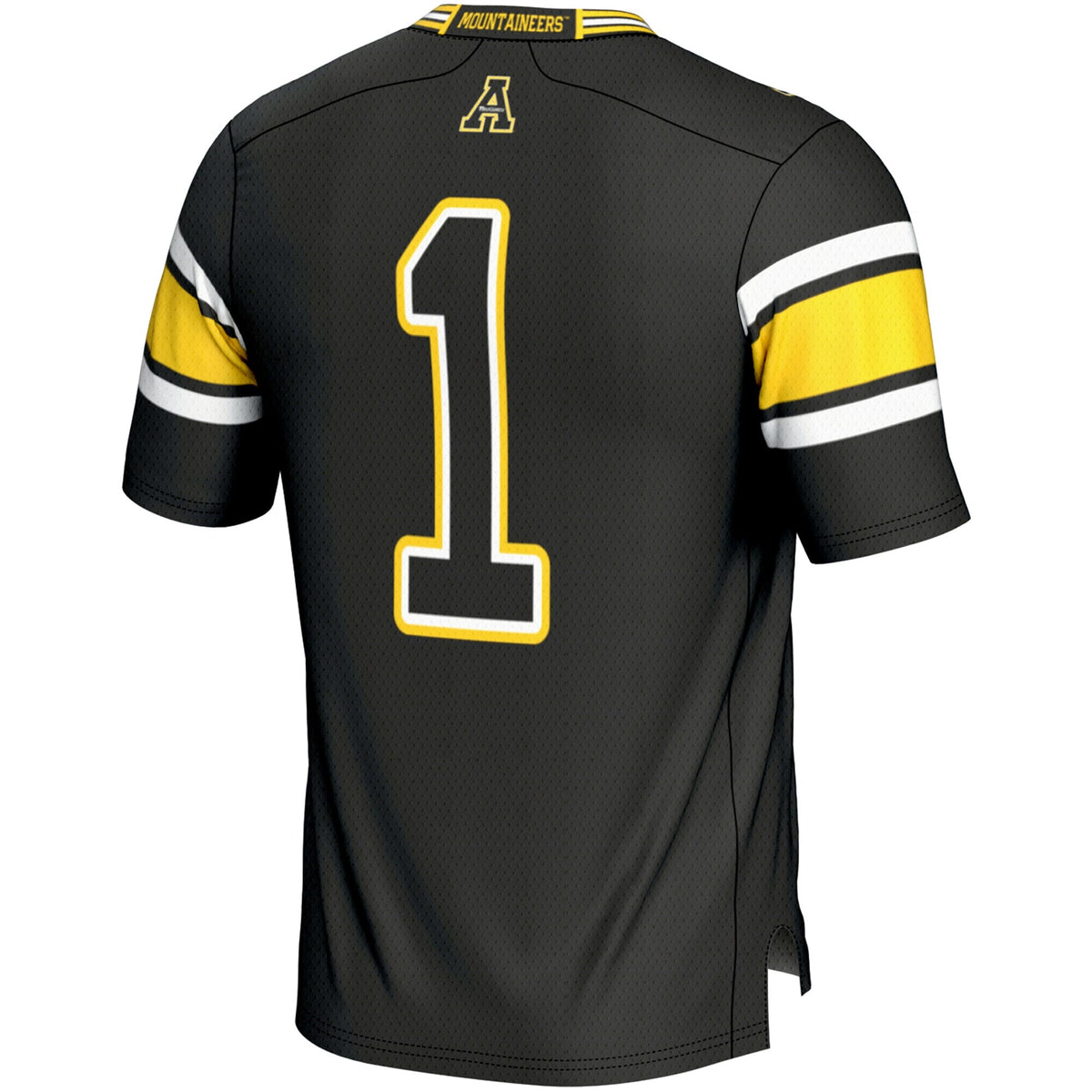 #1 Appalachian State Mountaineers Endzone Football Jersey - Black