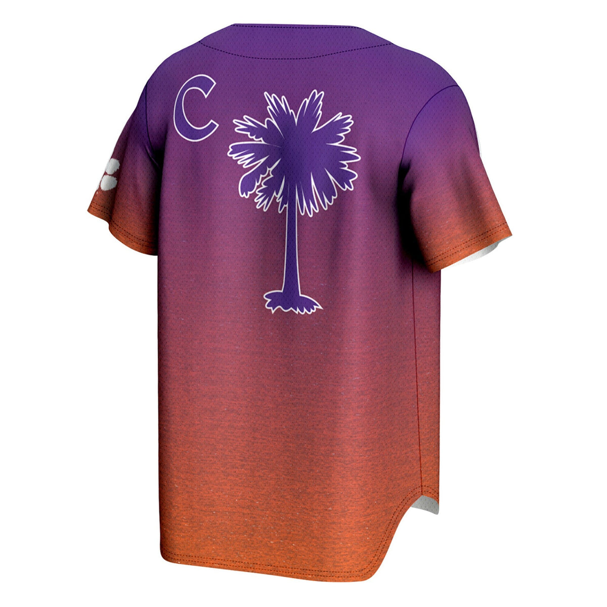 Clemson Tigers Lightweight Baseball Jersey - Purple/Orange