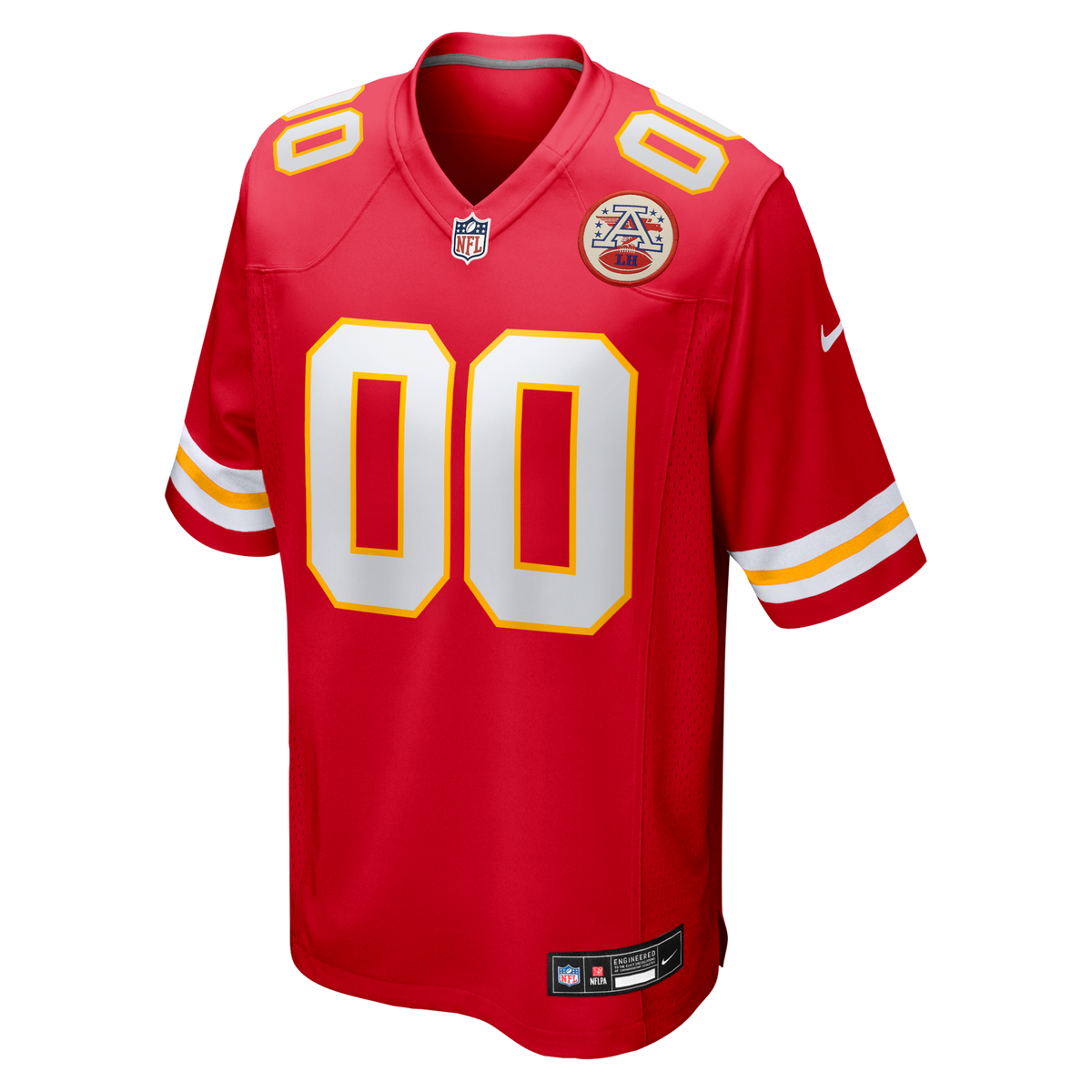 Kansas City Chiefs Red Custom Game Jersey