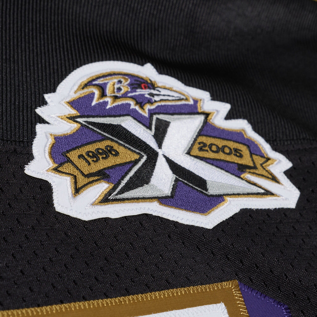 Baltimore Ravens Deion Sanders Black 2005 Authentic Throwback Jersey