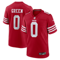 San Francisco 49ers Renardo Green Scarlet Game Jersey