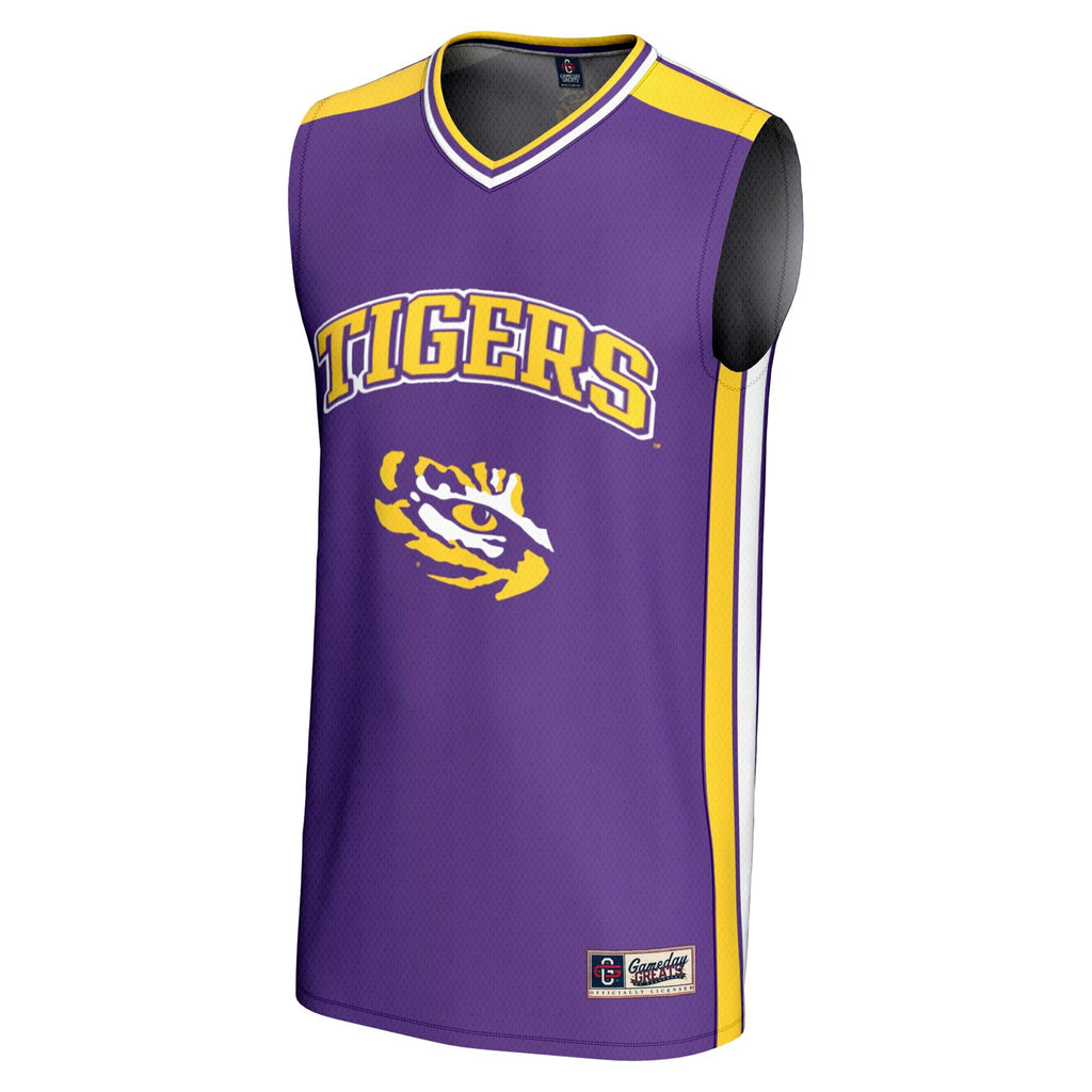 LSU Tigers Spirit Basketball Jersey - Purple