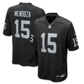 Las Vegas Raiders Fernando Mendoza Black 2026 NFL Draft First Round Pick No. 1 Team Game Jersey