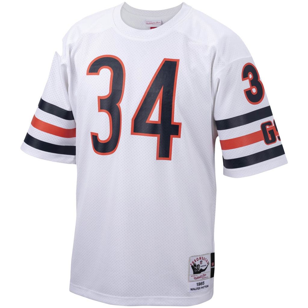 Chicago Bears 1985 Walter Payton White Authentic Throwback Retired Player Jersey