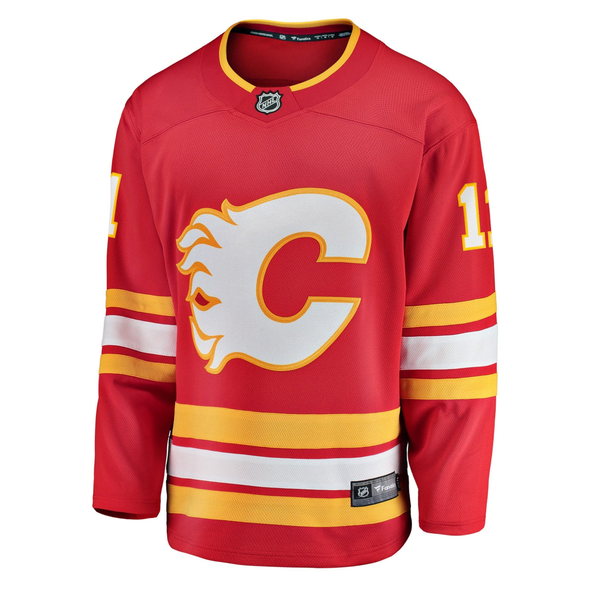 Calgary Flames Mikael Backlund Red Home Breakaway Player Jersey