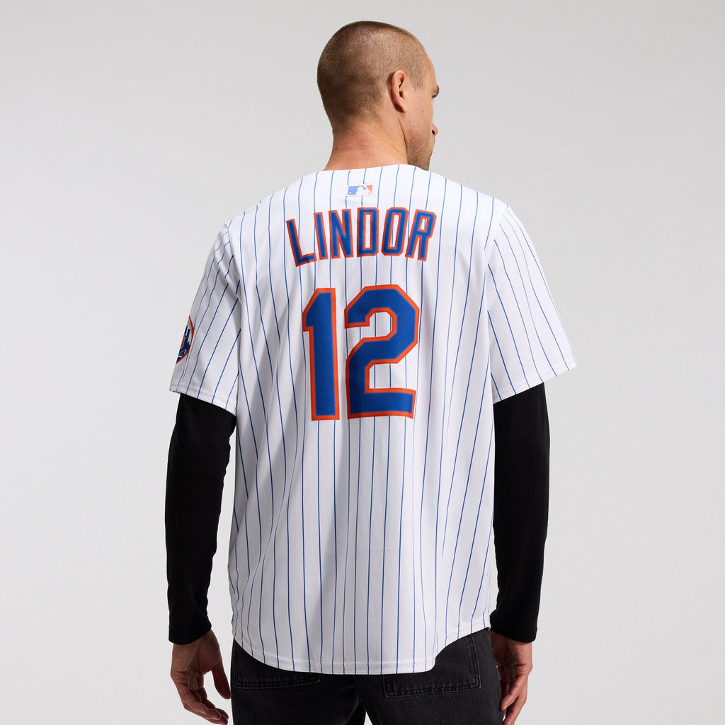 New York Mets Francisco Lindor White Home Limited Jersey