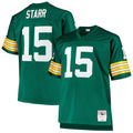 Bay Packers Bart Starr Green Big & Tall 1968 Retired Player Replica Jersey - Green