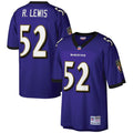 Baltimore Ravens Ray Lewis Purple Big & Tall 2000 Retired Player Replica Jersey