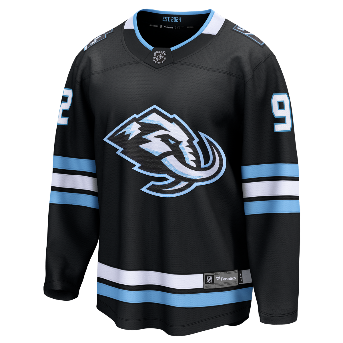 Utah Mammoth Logan Cooley Black Home Breakaway Jersey