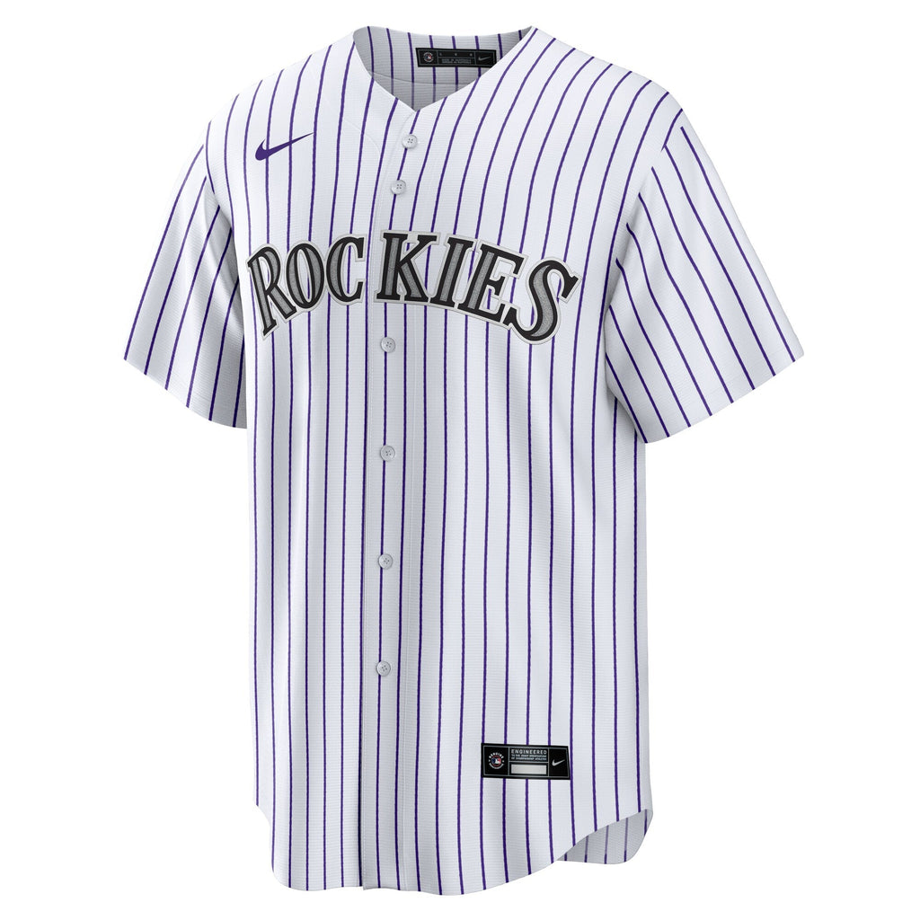 Colorado Rockies Mickey Moniak White Home Replica Jersey