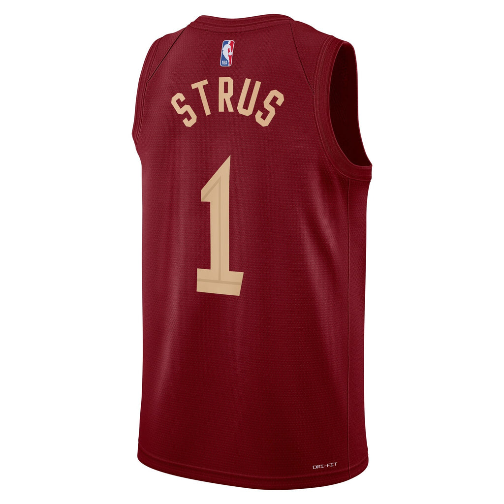 Cleveland Cavaliers Icon Edition Swingman Jersey - Maroon - Max Strus