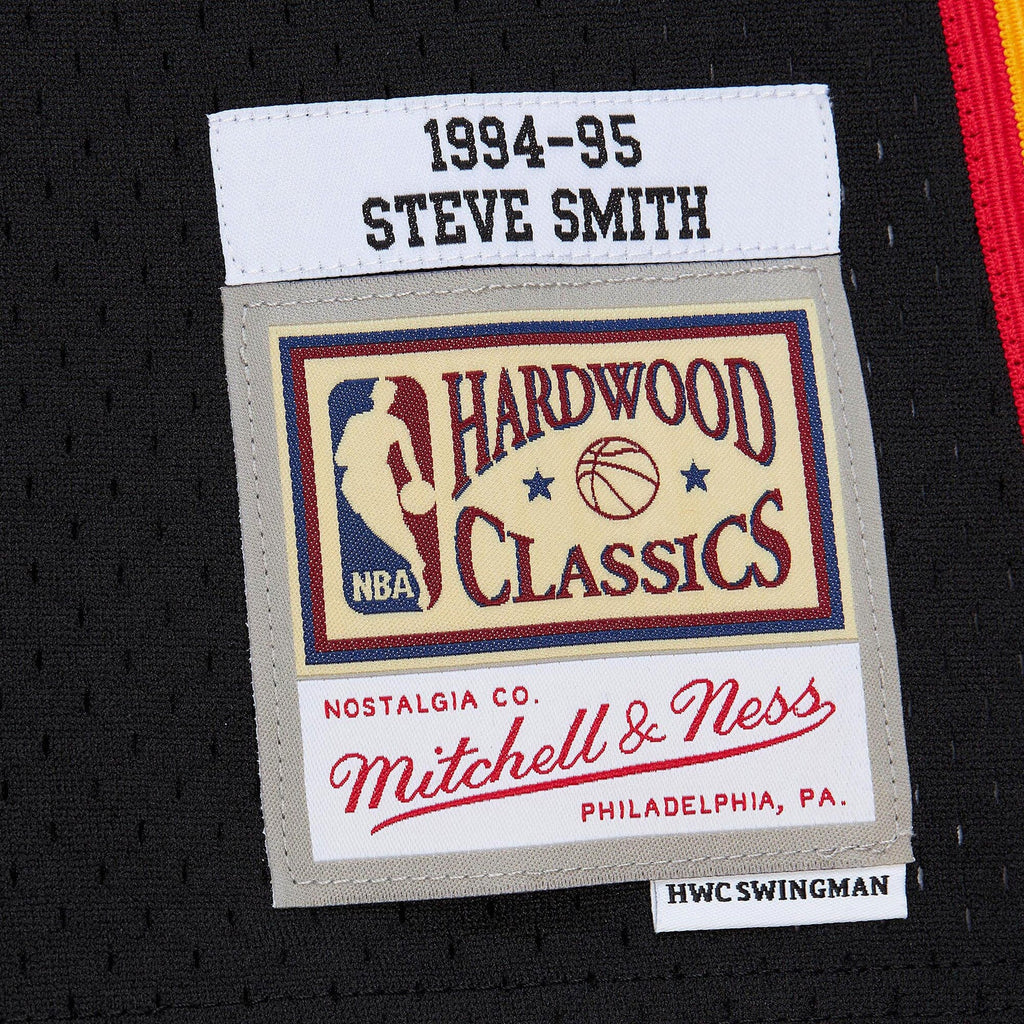 Atlanta Hawks Steve Smith 1994 Dark Authentic Jersey - Black