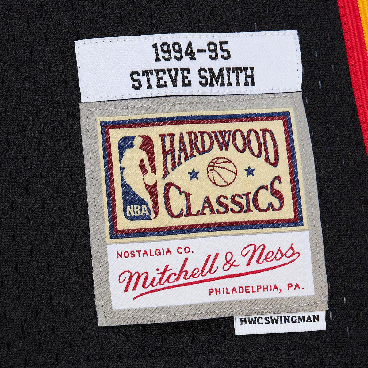 Atlanta Hawks Steve Smith 1994 Dark Authentic Jersey - Black