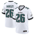Philadelphia Eagles Saquon Barkley White Game Jersey