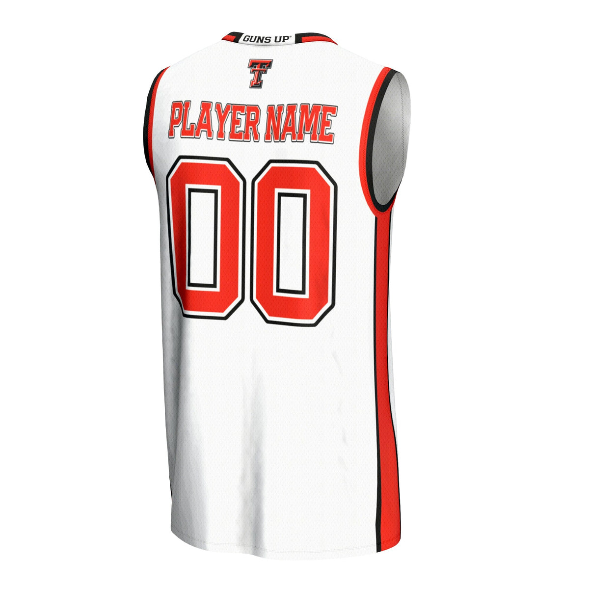 Texas Tech Red Raiders NIL Pick-A-Player Lightweight Basketball Jersey - White