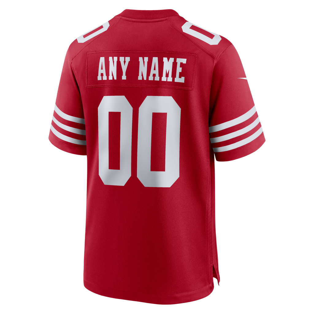 San Francisco 49ers Scarlet Custom Jersey