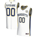 Marquette Golden Eagles Lightweight Collegiate Basketball NIL Pick-A-Player Fashion Jersey - White