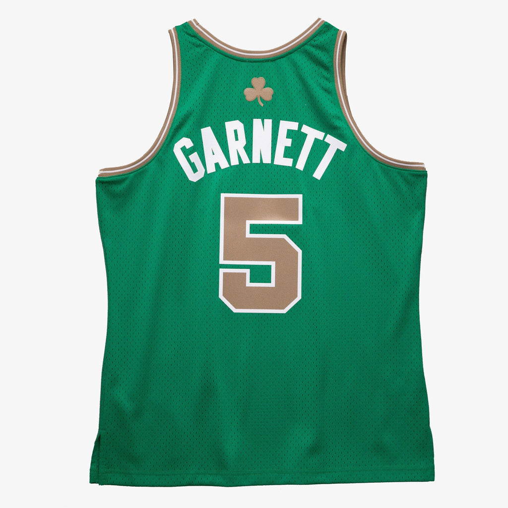 Boston Celtics Kevin Garnett 2007 Swingman Authentic Jersey - Kelly Green