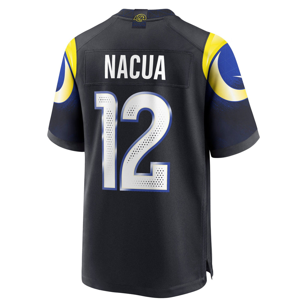 Los Angeles Rams Puka Nacua Midnight Blue 2025 Rivalries Collection Game Jersey