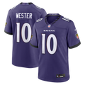 Baltimore Ravens LaJohntay Wester Purple Team Game Jersey