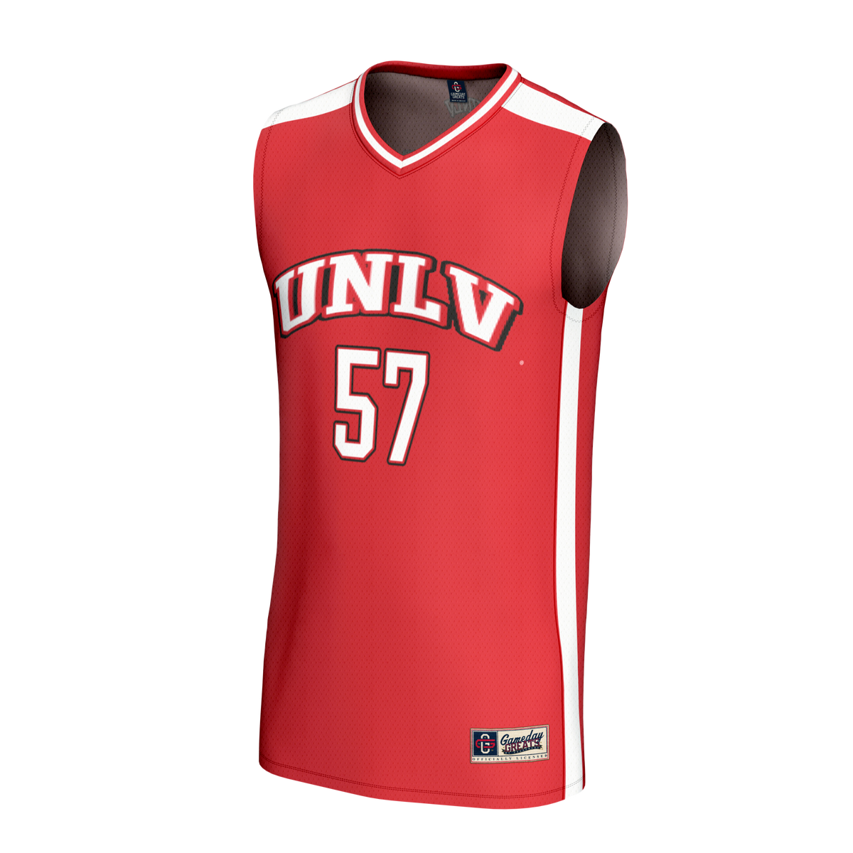 #57 UNLV Rebels Lightweight Collegiate Basketball Fashion Jersey - Cardinal