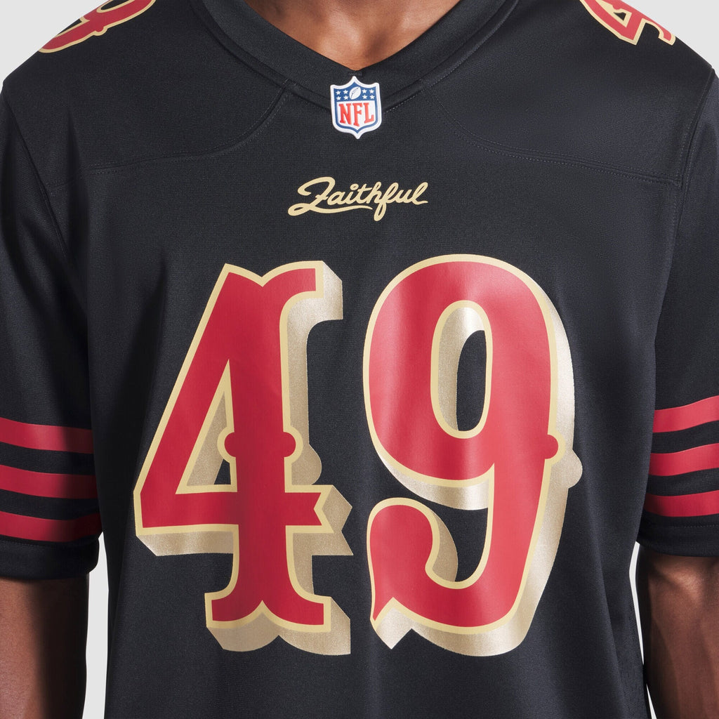 San Francisco 49ers The Faithful Black 2025 Rivalries Collection Game Jersey