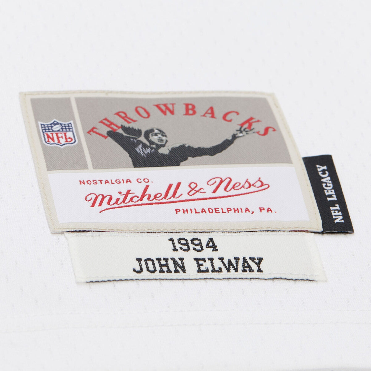 Denver Broncos John Elway White 1994 Legacy Replica Jersey