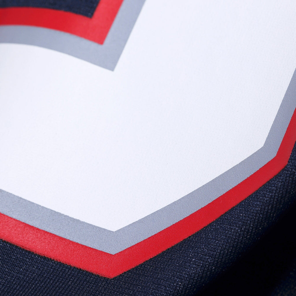 New England Patriots James Hudson Navy Team Game Jersey
