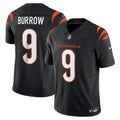 Cincinnati Bengals Joe Burrow Black Vapor F.U.S.E. Limited Jersey