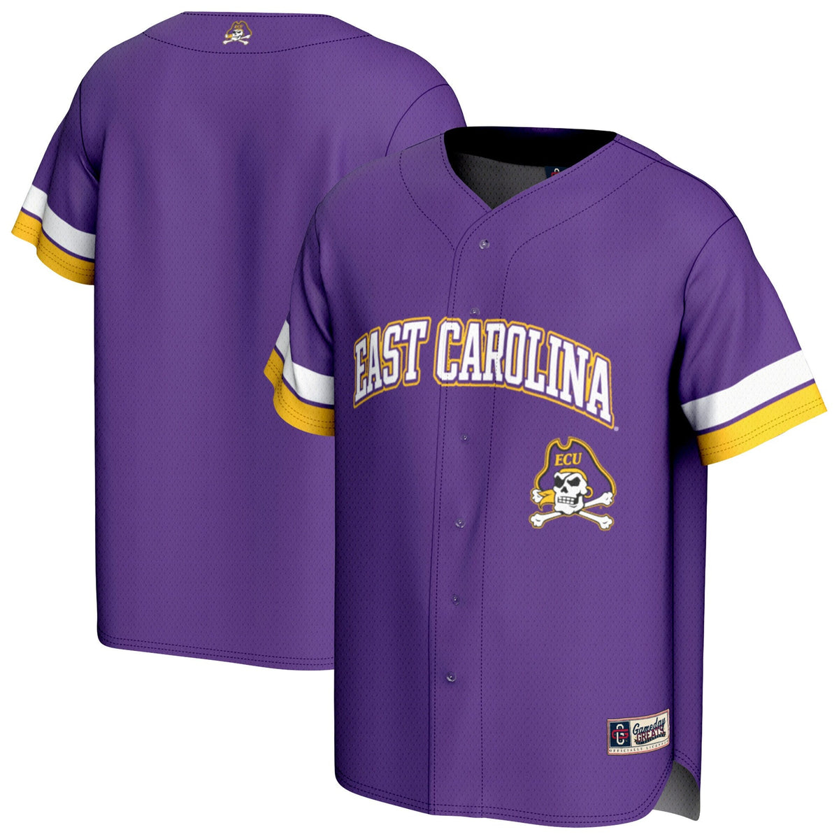 ECU Pirates Spirit Baseball Jersey - Purple