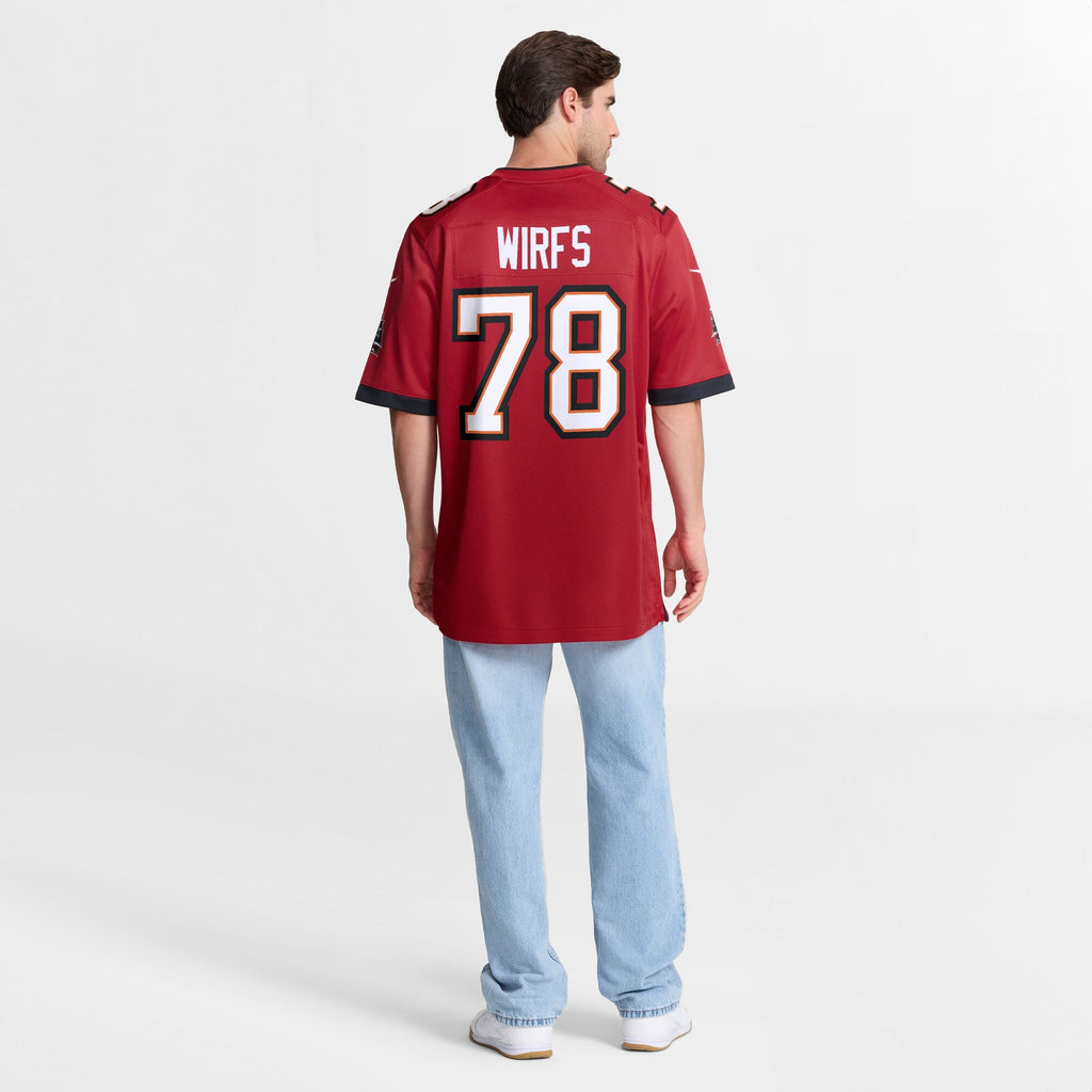 Tampa Bay Buccaneers Tristan Wirfs Red Game Jersey