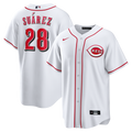 Cincinnati Reds Eugenio Suárez White Home Replica Jersey
