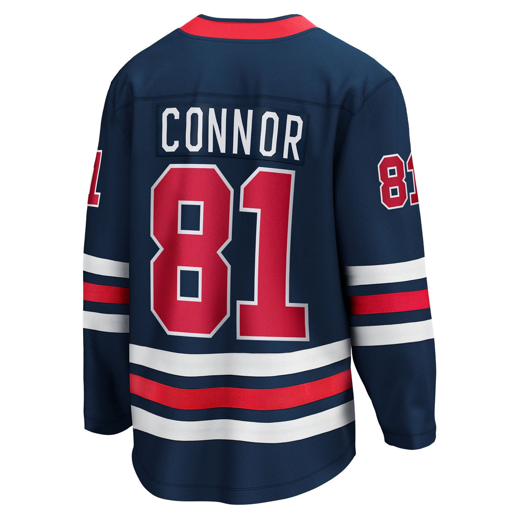 Winnipeg Jets Kyle Connor Navy Alternate Breakaway Jersey