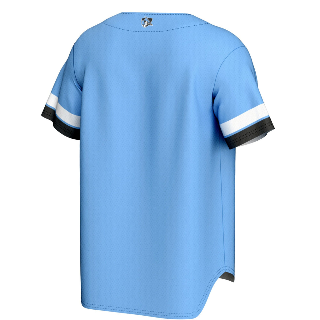 Johns Hopkins Blue Jays Spirit Baseball Jersey - Light Blue