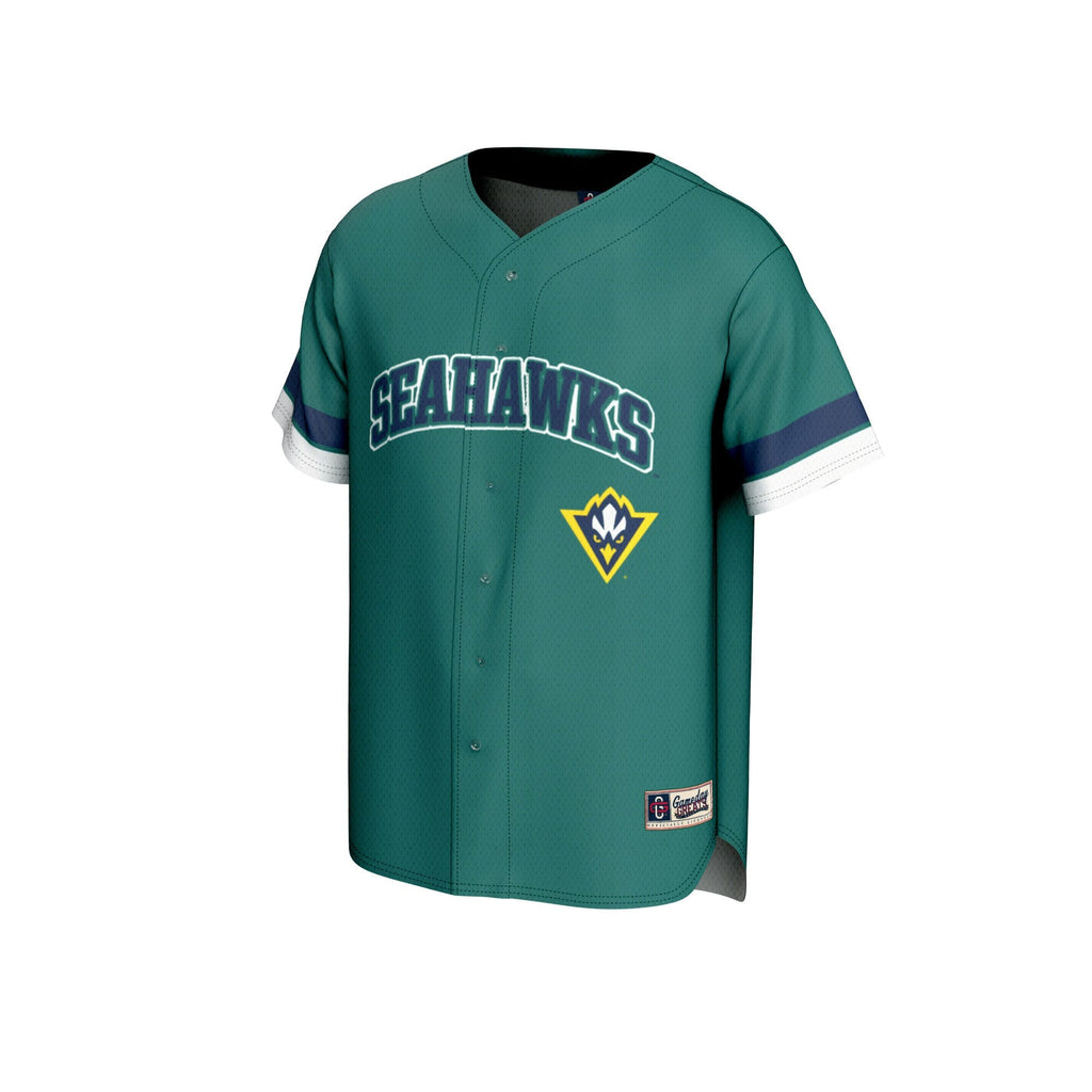 UNC Wilmington Seahawks Baseball Jersey - Teal