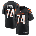 Cincinnati Bengals Jalen Rivers Black Team Game Jersey