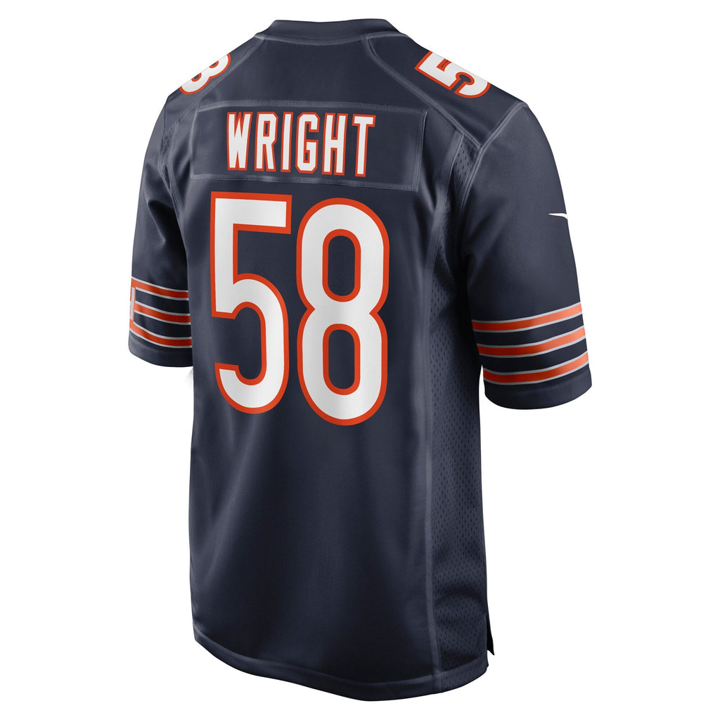 Chicago Bears Darnell Wright Navy Game Jersey