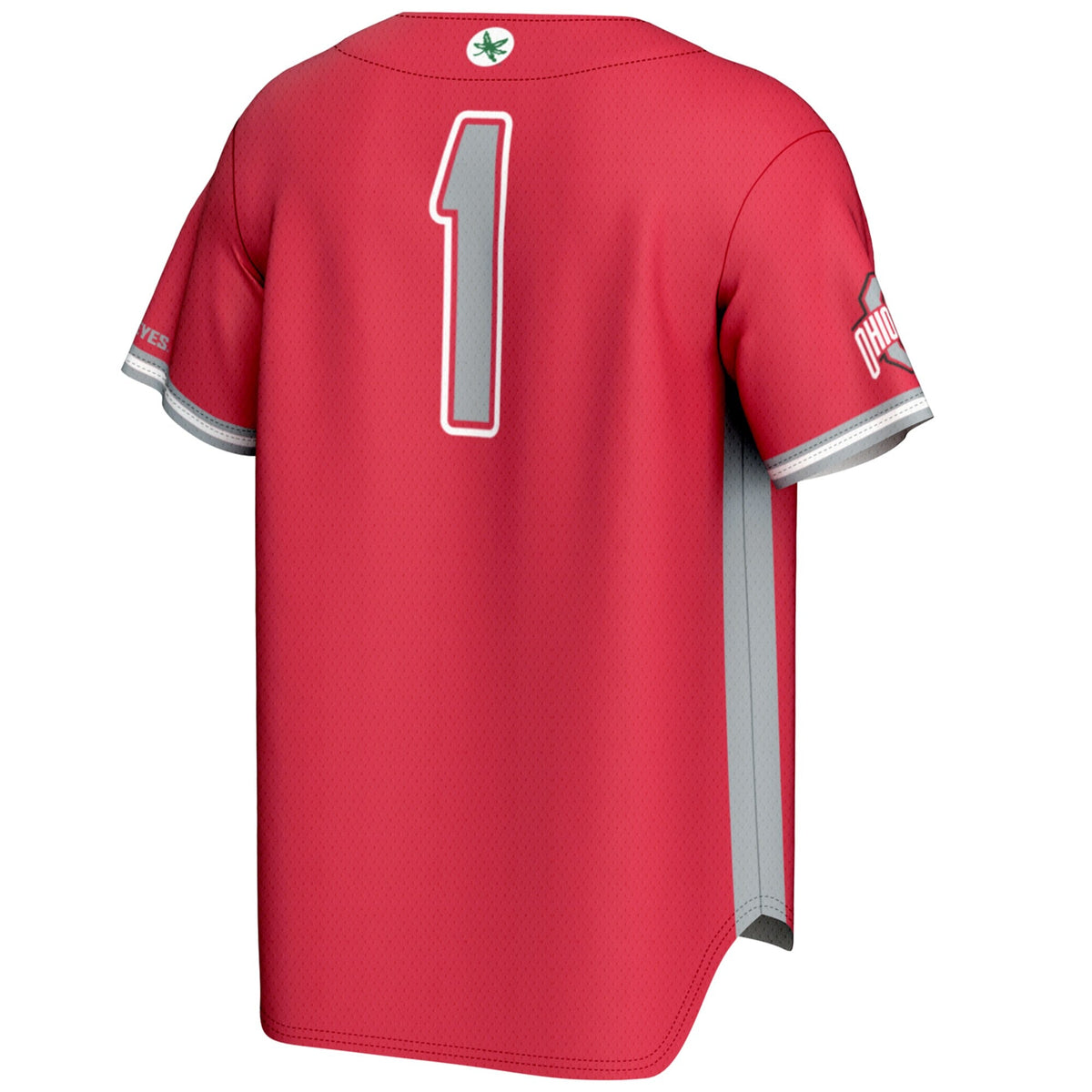 #1 Ohio State Buckeyes Lightweight Baseball Jersey - Scarlet