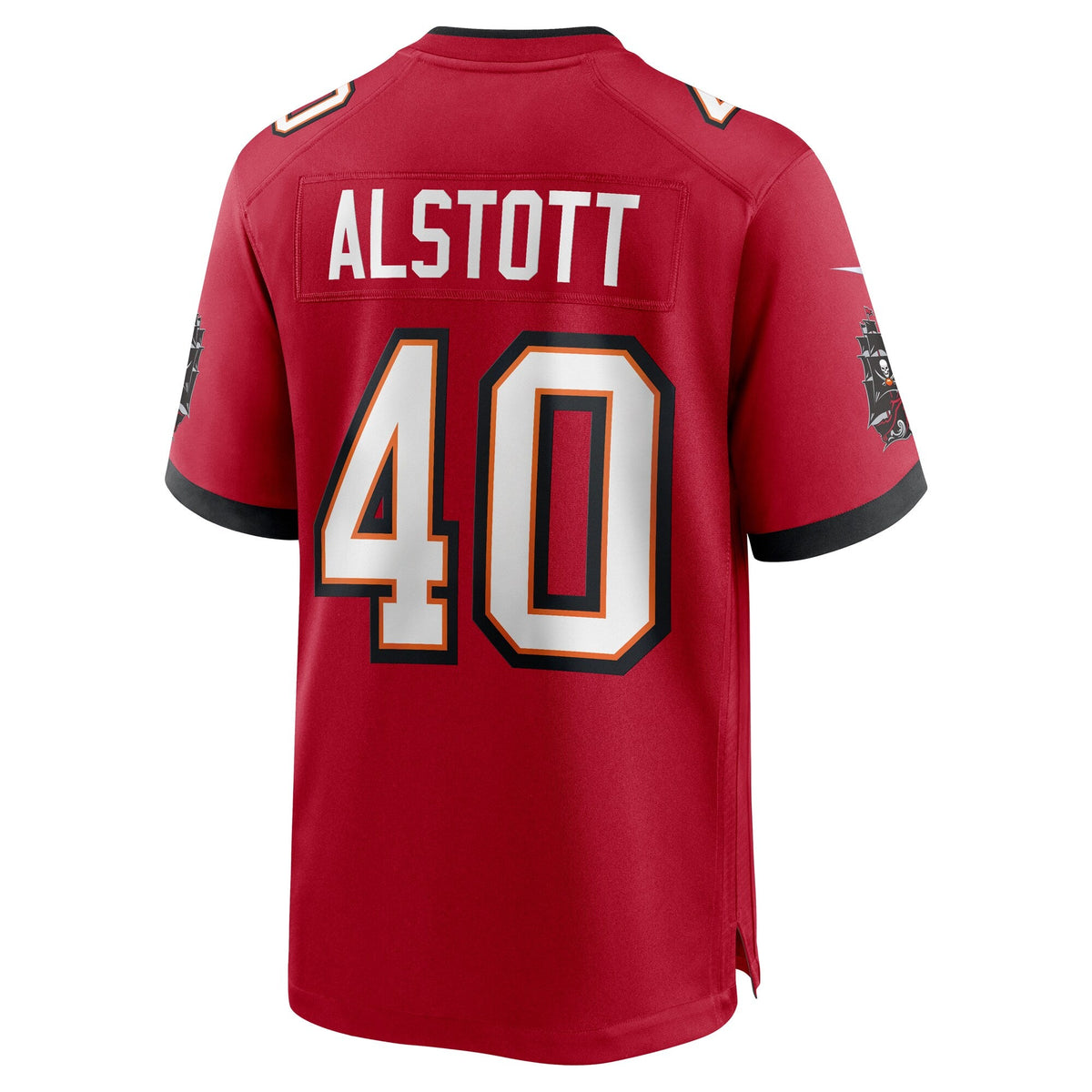 Tampa Bay Buccaneers Mike Alstott Red Retired Player Game Jersey