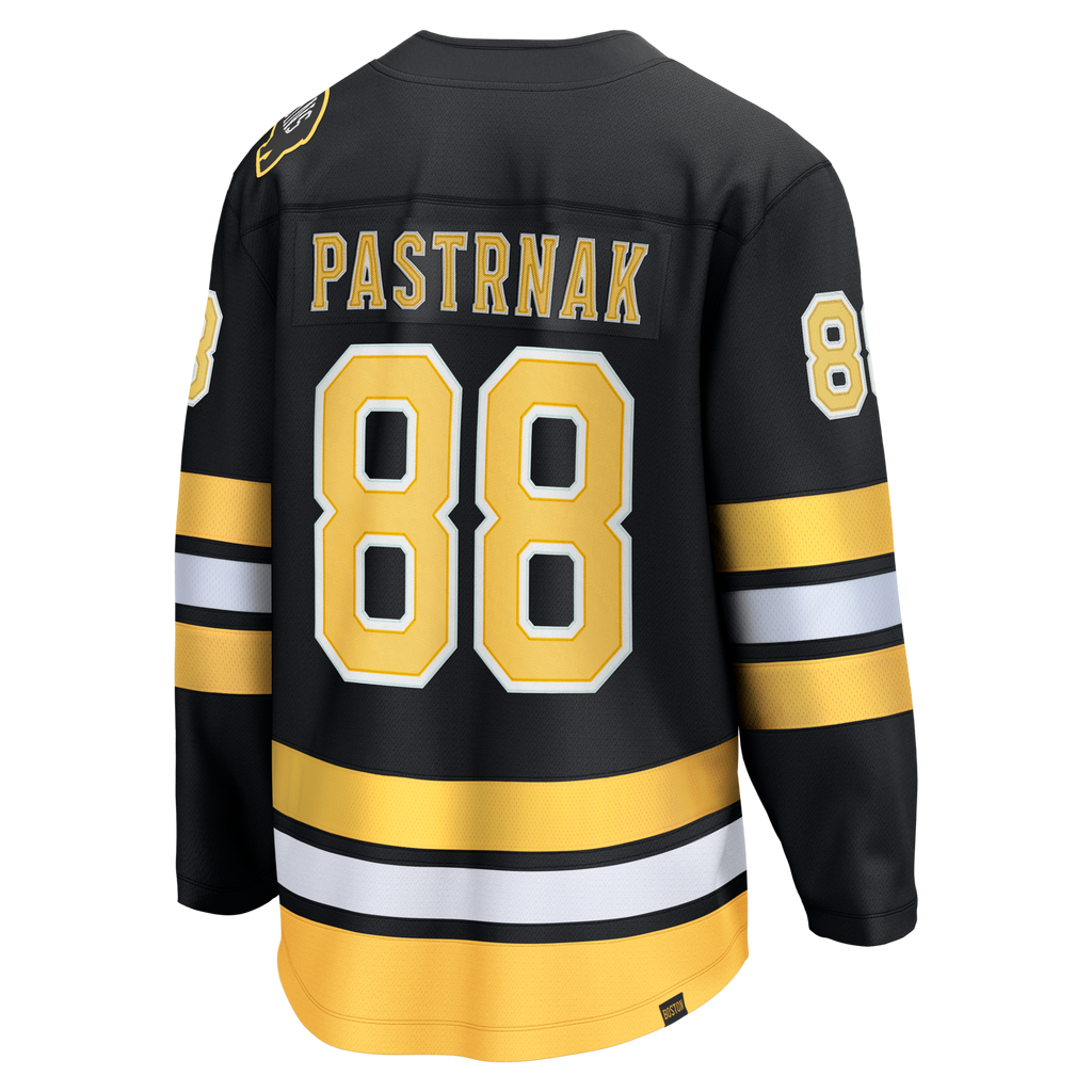 Boston Bruins David Pastrnak Black Home Breakaway Jersey