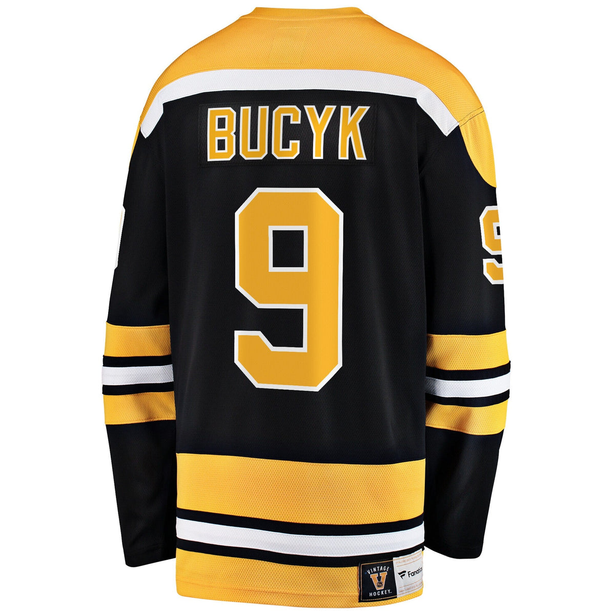Boston Bruins John Bucyk Black Premier Breakaway Retired Player Jersey
